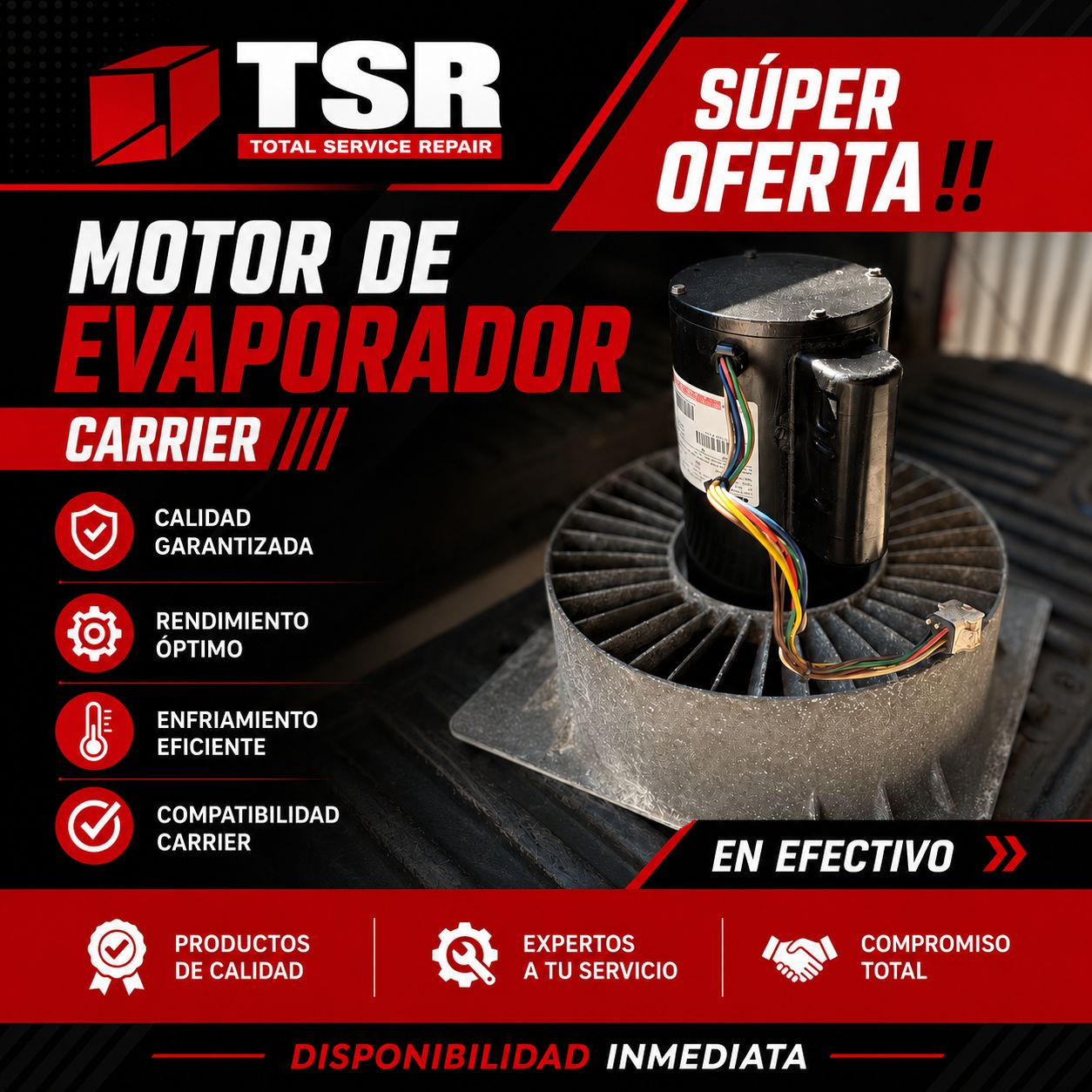 Súper oferta - Motor de Evaporador Carrier